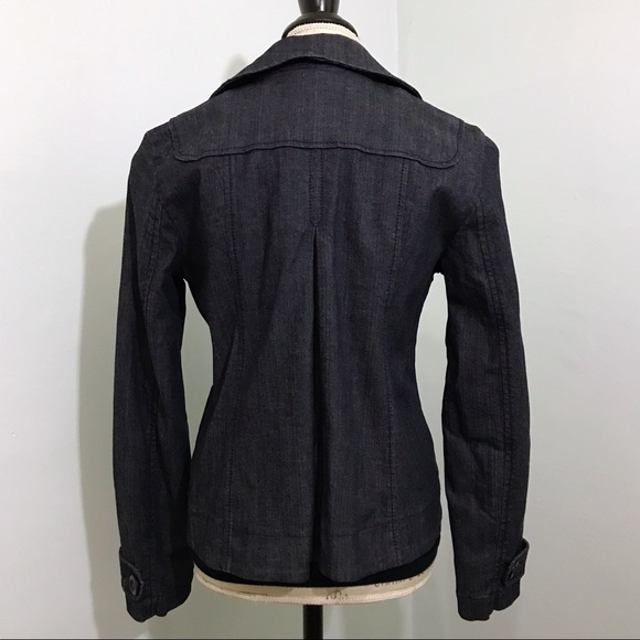 Ann Taylor LOFT Denim Pea Coat - Picture 4 of 5